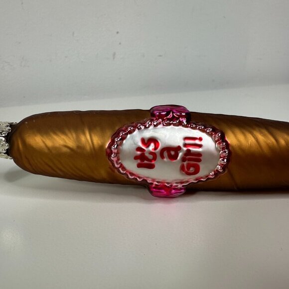 The Merck Family’s Old World Christmas "It's A Girl" Sigar Ornament In Box - Picture 3 of 11